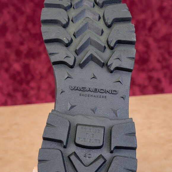 Vagabond Cosmo 2.0 Chunky Black Festival Chelsea Boots Size 10US EUR 40 - Picture 7 of 9